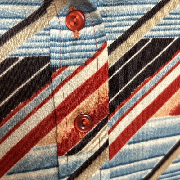 Vintage 1970’s Vicki Volts Button Down Cuffed Cuffed Sleeves Blouse - Picture 14 of 17